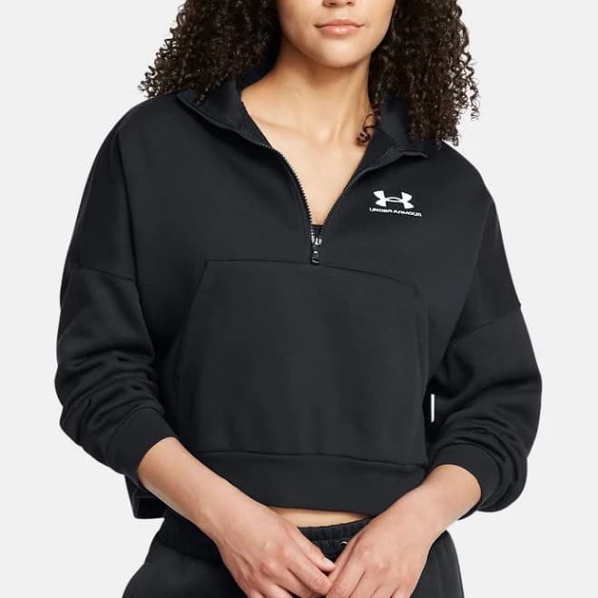 Under Armour Women's Icon Fleece Oversized Half Zip