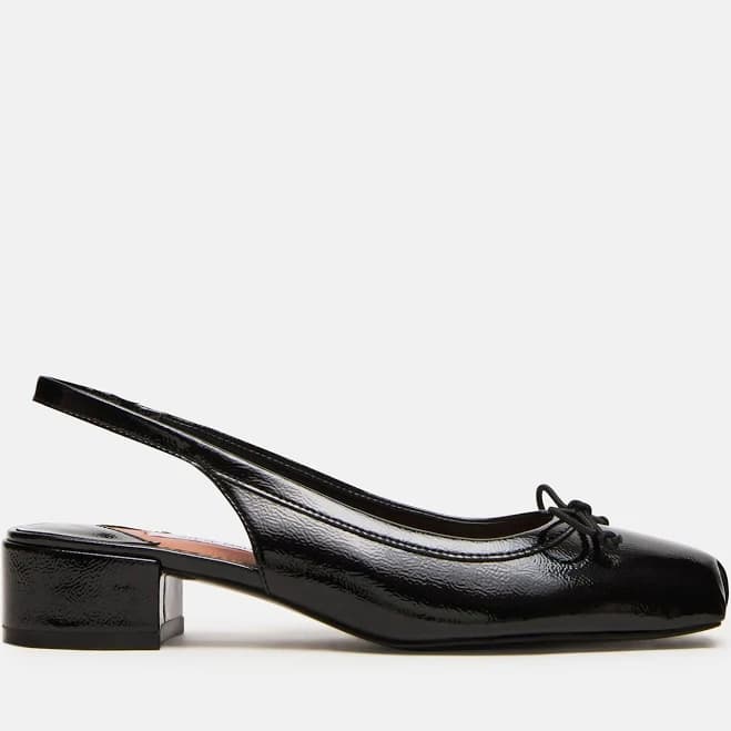 Steve Madden Women's Loved Crinkle Block Heels