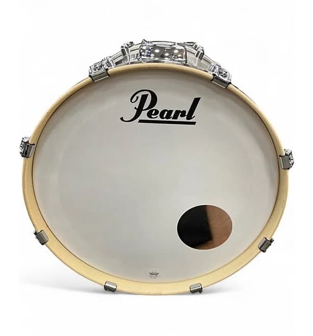 Used Pearl 4 Piece Export Smokey Chrome Drum Kit