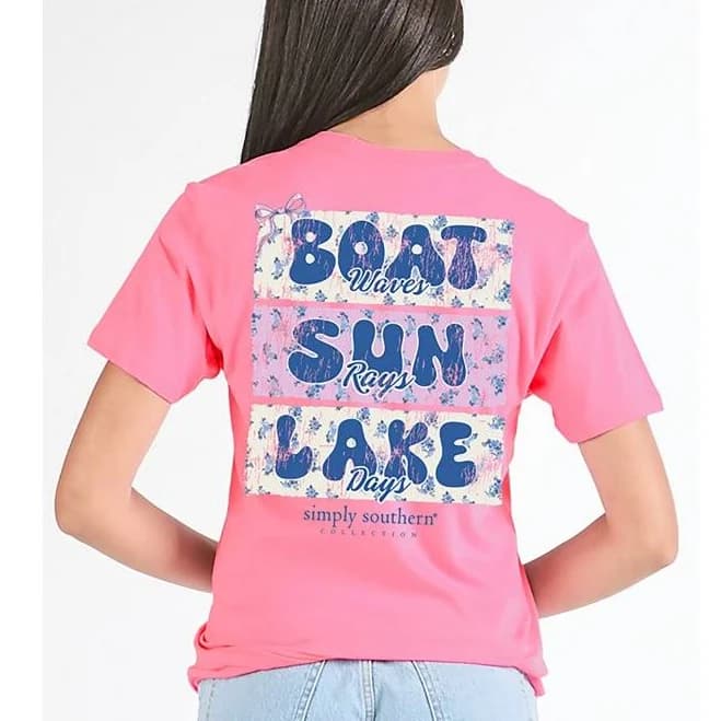 Simply Southern Women's Beach Short Sleeve T-Shirt