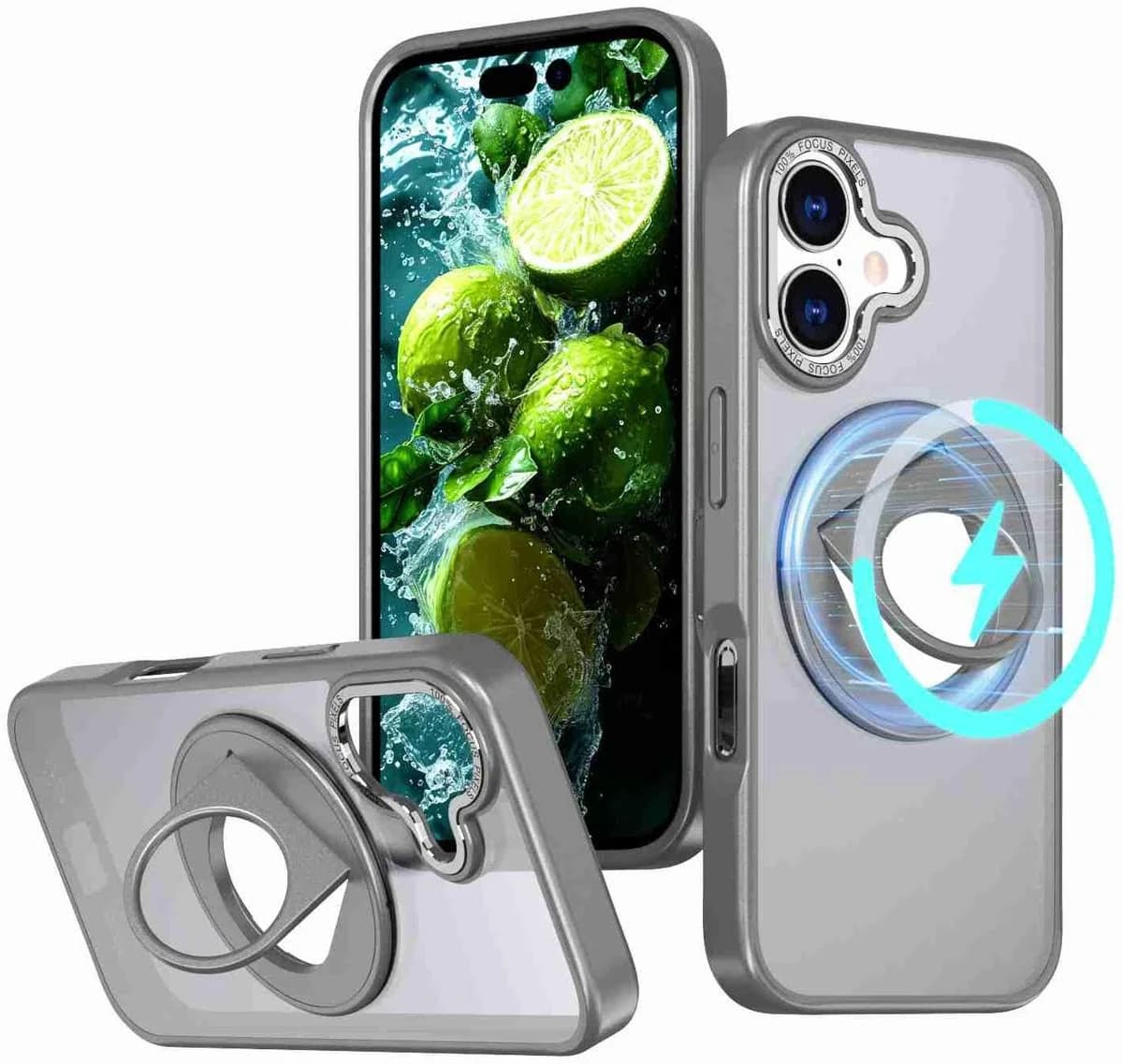 Rotating Ring Magnetic Holder Phone Case