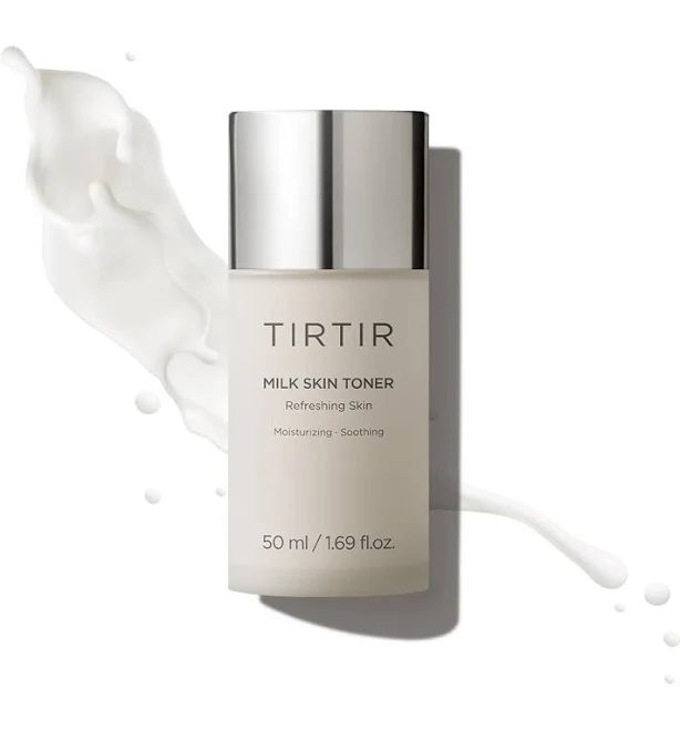 TIRTIR Milk Skin Toner Deep Moisturizing Instant Glow 2 Niacinamide Rice Bran Extract Ceramide Panthenol CrueltyFree