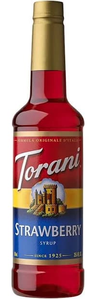 Torani Syrup, Strawberry, 25.4 Ounce (pack Of 1)