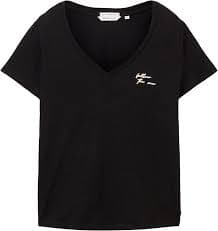 Tom Tailor Denim 1036550 Women's T-Shirt, 14531 Shiny Royal : Amazon.nl: Fashion