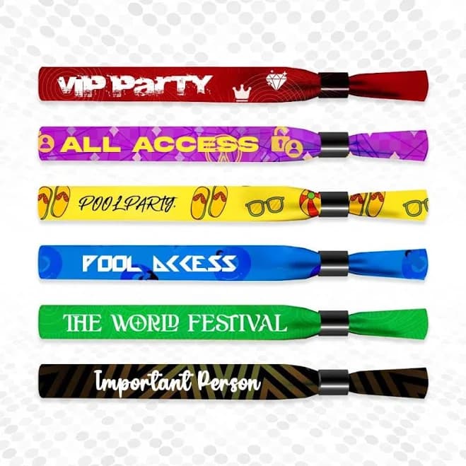 Full Color Cloth Wristbands