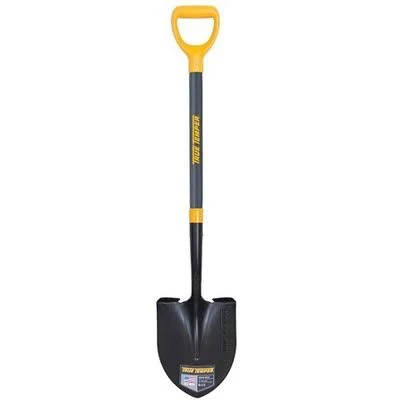 Ames True Temper Fiberglass D-Handle Round Point Shovel
