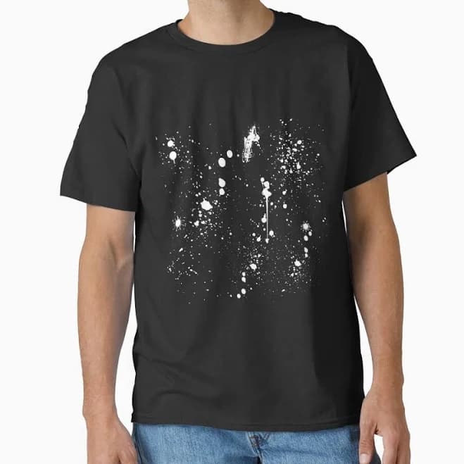 Classic Paint Splash Graphic T-Shirt