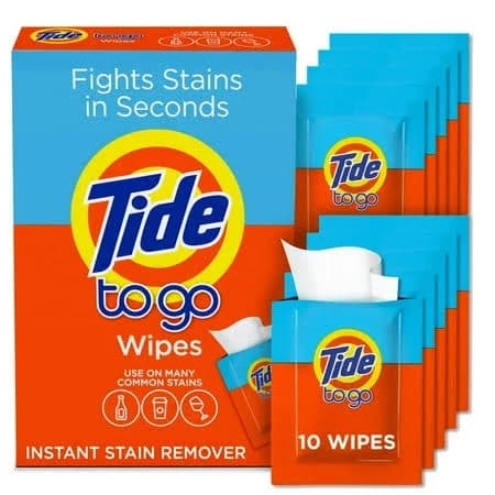 Tide To Go Instant Stain Remover Wipes 10 ct