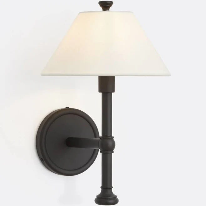 Rejuvenation Howell Sconce Fabric Shades