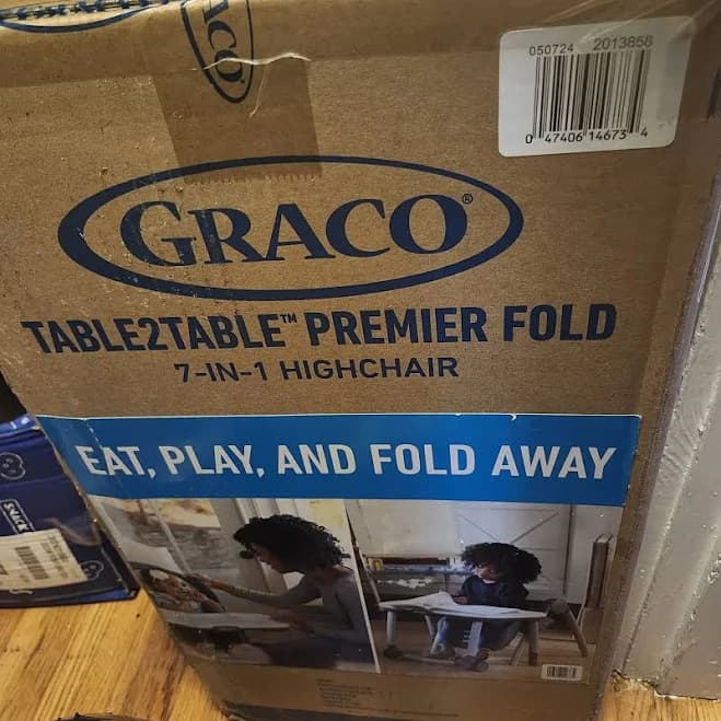 Graco Other | Graco Table2table Premier Fold 7-In-1 Highchair - Brown | Color: Gray/White | Size: 1 | Alyxxscat's Closet