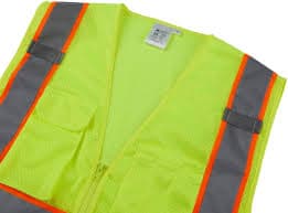 Amazon.com: 3C Products ANSI/ISEA 107-2015 Class 2 Deluxe Mesh Multi Pockets Surveyor Vest Neon Green (S, s) : Tools & Home Improvement