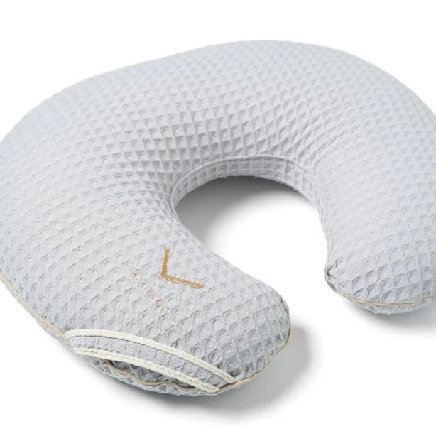 Waffle Nursing Pillow Cover * Premium Quality 100% Cotton Oeko-Tex Standard * Baby Moon Pillow Breast Bottle Feeding * Soft and Breathable