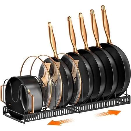 Pots and Pans Organizer Rack