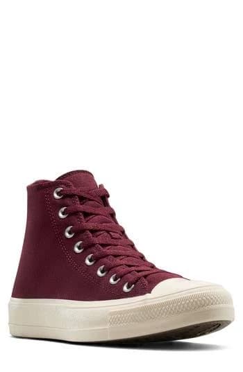 Converse Gender Inclusive Chuck Taylor All Star Durable Canvas High Top Sneaker in Deep Bordeaux/Natural Ivory at Nordstrom Rack, Size 13.5 Women's /