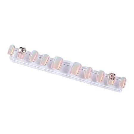 Nail Stand Nail Tips Holder Nail Practice Stand Nail Painting Stand Nail Display Practice Stand for Nail Salons and Home, Clear