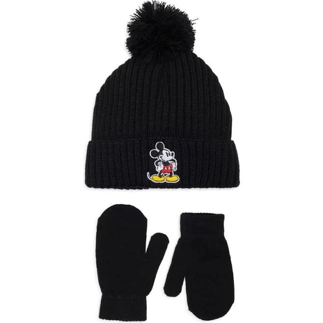 Mickey Mouse Hat & Mittens Set
