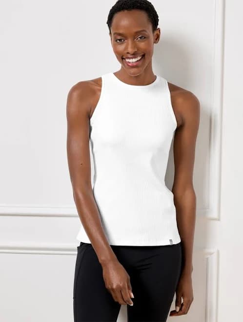 Women's Talbots Contour Stretch RibbedTank