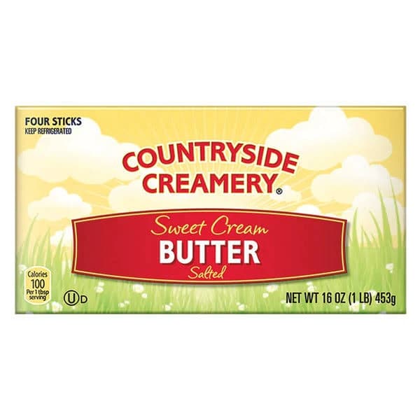 Countryside Creamery Salted Butter Quarters 16 oz