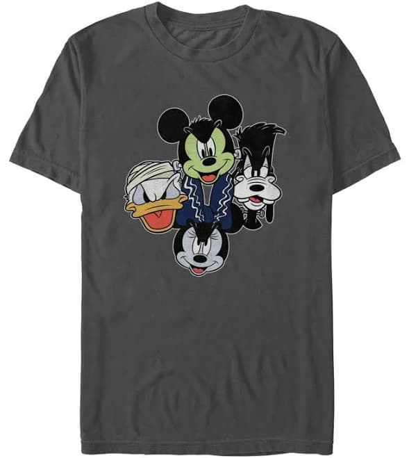 Disney Men's Mickey Mouse Classic Crewneck T-Shirt