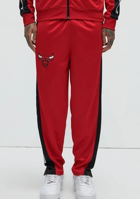 Fashion Nova Men's Bulls Stand by Track Pants