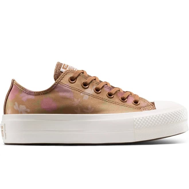 Converse Women's Chuck Taylor All Star Lift Platform Floral Satin Sneakers