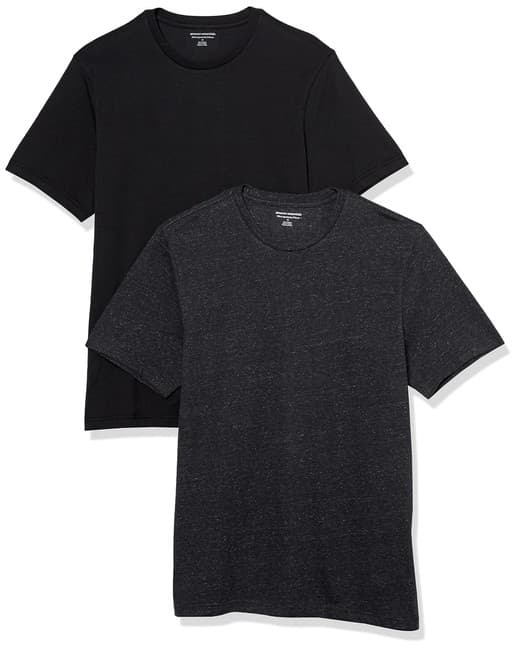 Amazon Essentials Men's Slim-Fit Crewneck T-Shirt 2-Pack