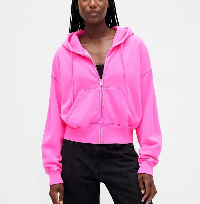 Gap Women's Vintagesoft Wedge Zip Hoodie
