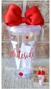 Personalized Tumbler Cup, Acrylic Cup with Lid and Straw, Custom Gift, Birthday Cup Gift, Valentines Gifts, Easter Gift, Teen Gift