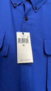 NWT Polo Ralph Lauren Blue Men's Shirt Size XL Classic Fit