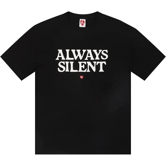 Red Letters Blah Blah Blah Oversized 270gsm Heavyweight T-Shirt
