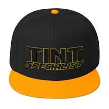 Black Yellow Otto Snapback Hat | tintspecialist