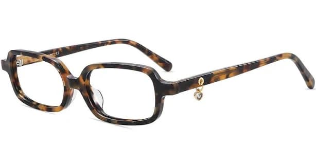 Firmoo Tortoise Rectangle Prescription Glasses Frame FM2626