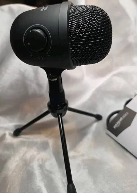 AmazonBasics Desktop Mini Condenser Microphone