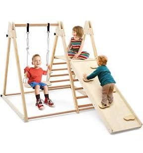 INFANS Toddlers Triangle Climbing Set