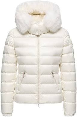 Moncler Women's Badyf Faux Fur-trimmed Hooded Short Down Jacket