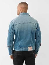 JESSE PATCH TRUCKER JACKET - LIGHT AUTUMN WALK WASH | True Religion