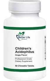 Childrens Acidophilus Grape Flavor - Better Life Pharmacy