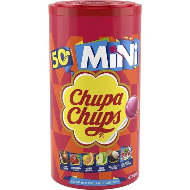 Chupa Chups Mini Lollipops 50 Pack