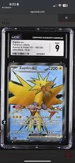 Zapdos ex 192/165 Sv: Scarlet & Violet 151 Holo