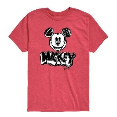 Disney Toddler Boys' Mickey Monochrome Graphic T-Shirt