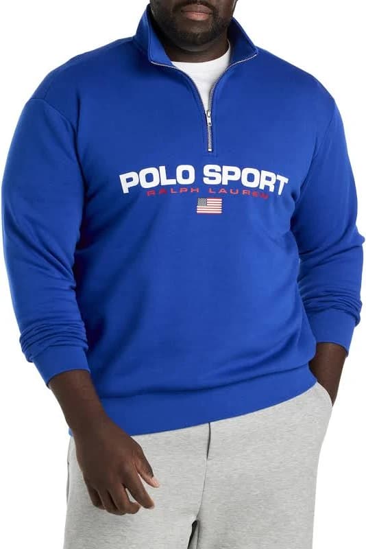Polo Ralph Lauren Big & Tall Men's Polo Sport 1/4-Zip Fleece Sweatshirt