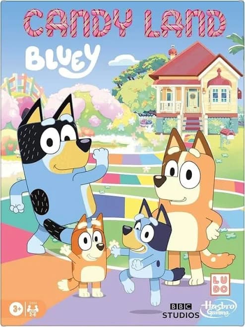Hasbro Gaming Candy Land Bluey Edition Board Game | Ages 3 And Up