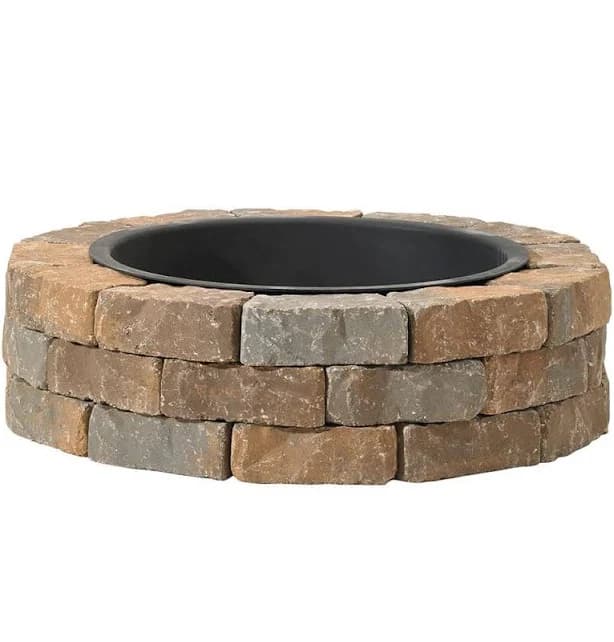 Oldcastle Northwoods Concrete Fire Pit Kit