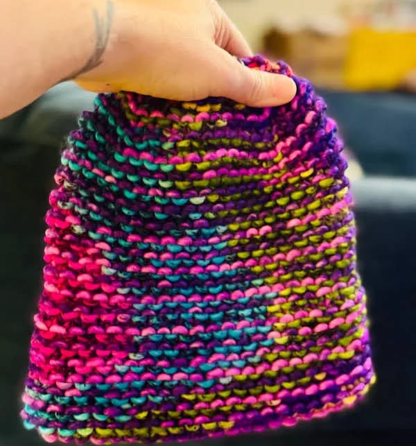 Slow Hand Knit Wool Beanie