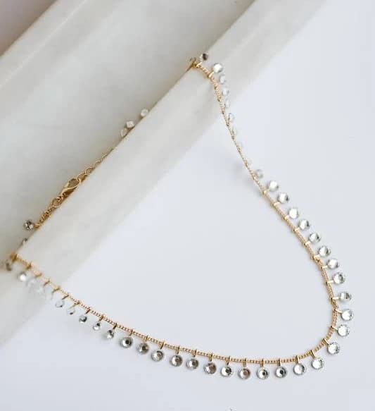 Dress Up Rhinestone Chain Necklace
