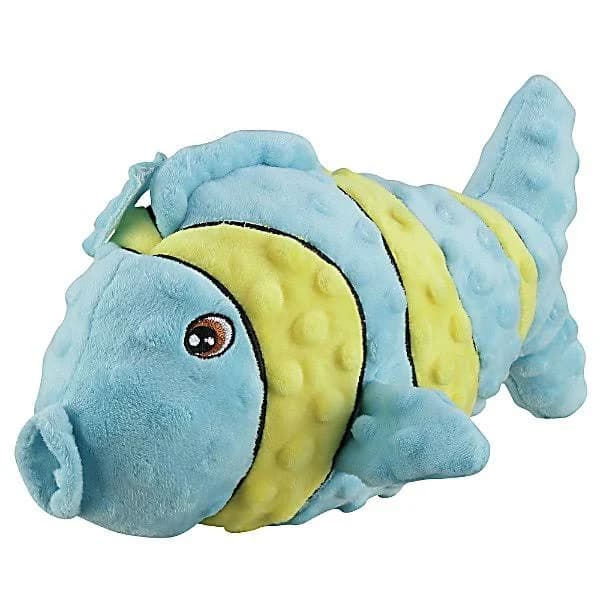 Retriever Durable Skeleton Fish 2-in-1 Plush Dog Toy