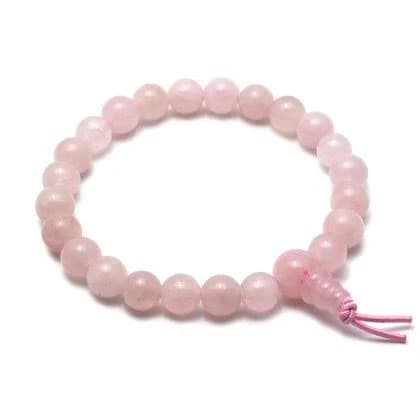Crystalage Rose Quartz Power Bead Bracelet