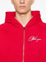 Ottolinger Multiline Hoodie In Red - 59% Off | Editorialist