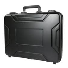 bugatti Itala Aluminum Attache Case, 13" x 5" x 18", Black - Walmart.com