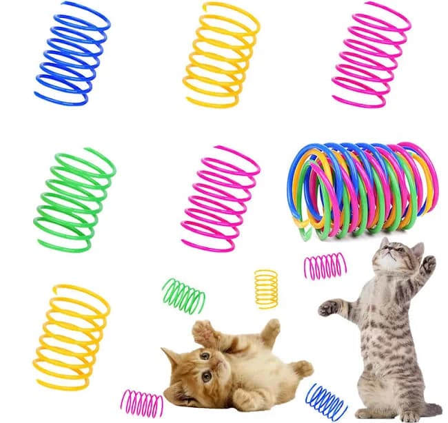 Ismarten Cat Spring Toys 60 Pack